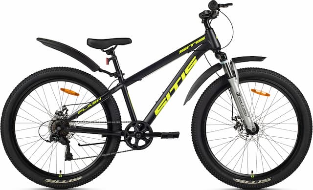 Велосипед SITIS FLASH 7SP 26" (2026) Black-Green-Grey