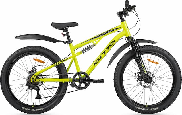 Велосипед SITIS ICON 7SP 24" (2025) Yellow-Black-Grey
