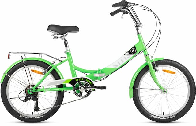 Велосипед SITIS POINT 7SP 20" (2025) Green-White-Black