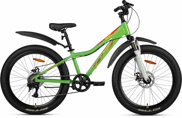 Велосипед SITIS LUNA SLNAMD 4.0 24" (2026) Green-Yellow-White