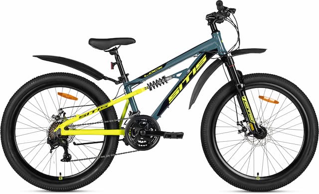 Велосипед SITIS LOCK SLCK 4.0 24" (2026) Grey-Yellow-Black