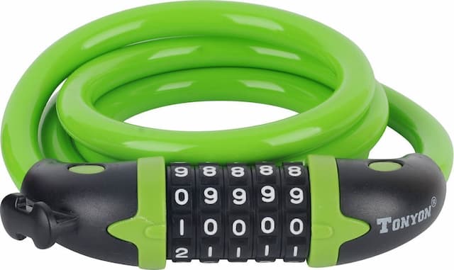 Велозамок STS BC-LK-TY566 кодовый Green