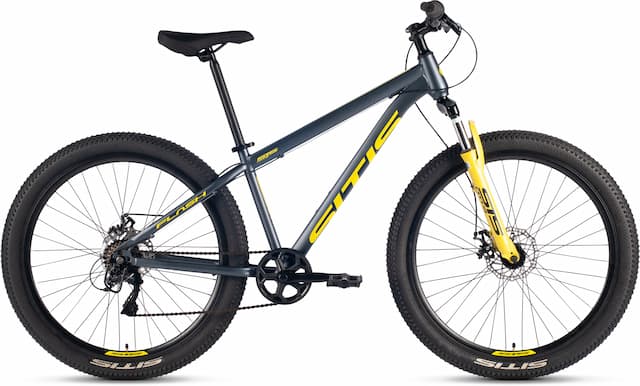 Велосипед SITIS FLASH 27,5" 7sp (2024) Grey-Yellow