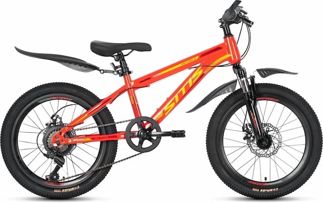 Велосипед SITIS HOTROCK 20" (2023) оранжево-красный