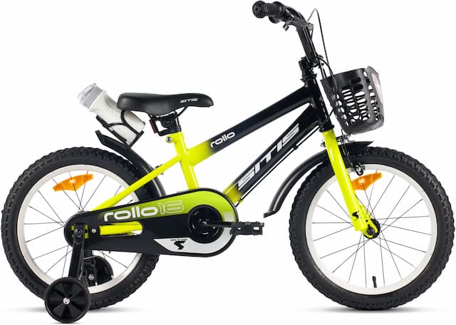 Велосипед SITIS ROLLO 16" (2024) Black-Yellow