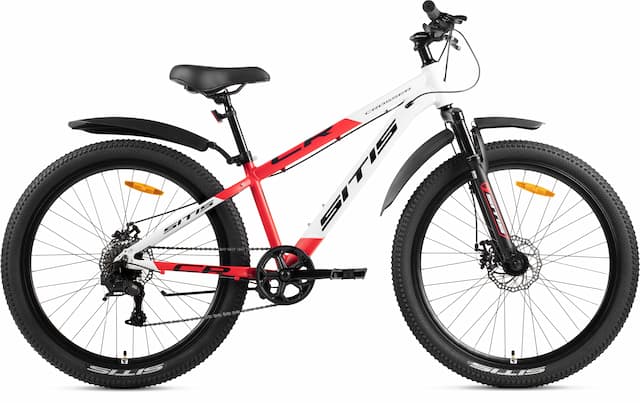 Велосипед SITIS CROSSER 7SP 26" (2025) White-Red-Black
