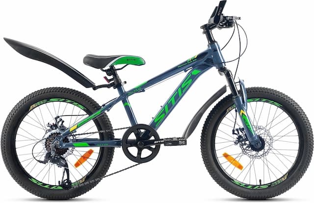 Велосипед SITIS RADE RD210 20" (2022) серо-зеленый