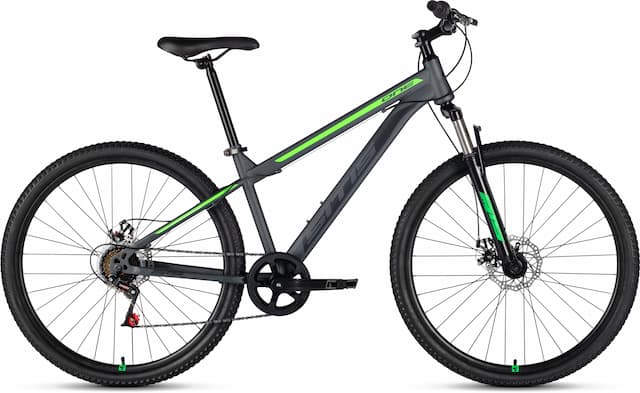 Велосипед SITIS ONE 700 27.5" (2024) серо-черно-зеленый