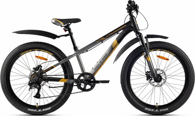 Велосипед SITIS CROSSER 7SP HD 24" (2024) Black-Grey-Bronze