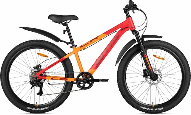 Велосипед SITIS CROSSER 7SP HD 26" (2026) Red-Orange-Black