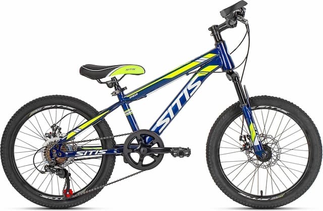 Велосипед SITIS ONE ON210 20" (2022) сине-зеленый