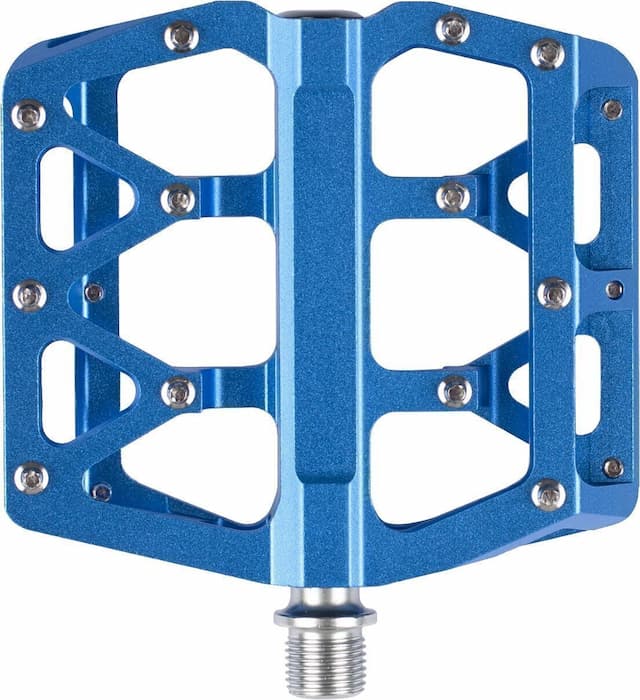 Педали STS KP-182 Aluminum CNC CR-MO Axle синий