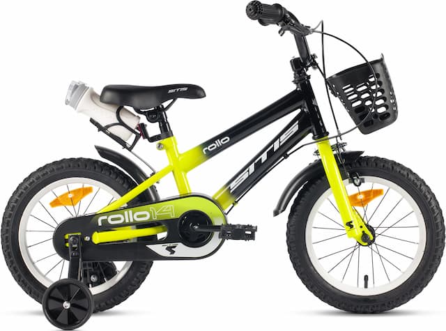 Велосипед SITIS ROLLO 14" (2024) Black-Yellow