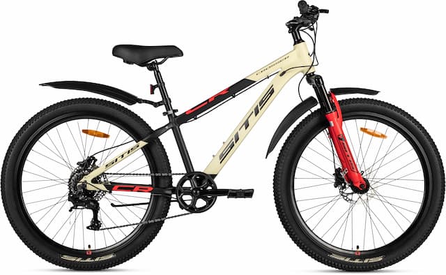 Велосипед SITIS CROSSER SCRHD6.1 26" (2025) Black-Khaki-Red
