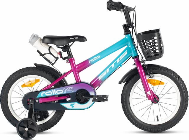Велосипед SITIS ROLLO 14" (2024) Turquoise-Plum
