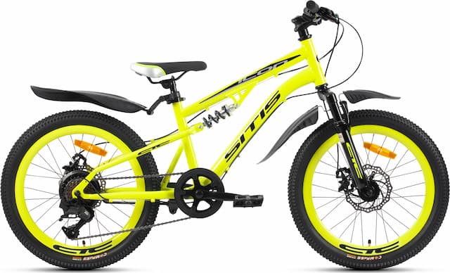 Велосипед SITIS ICON 7SP 20" (2025) Neon Green-Black