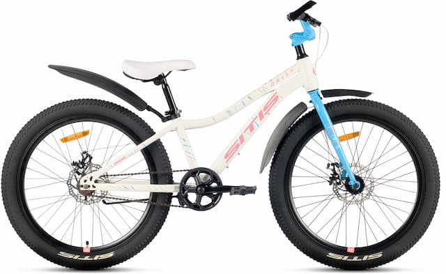Велосипед SITIS DAISY Regid 1SP 24" (2025) White-Light Blue-Pink