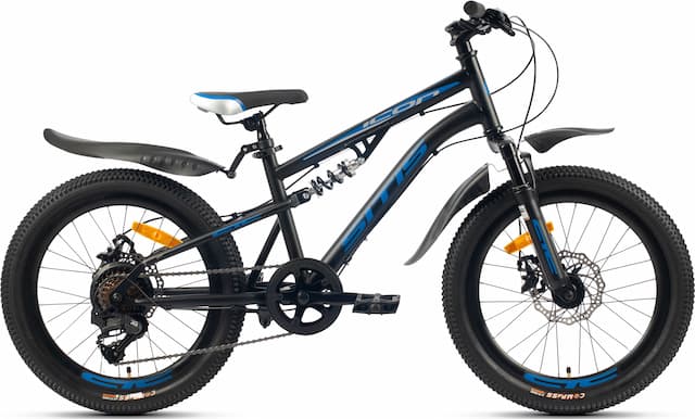 Велосипед SITIS ICON 7SP 20" (2025) Black-Blue