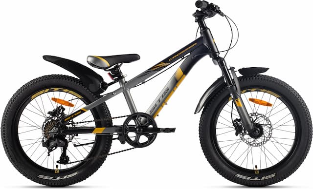 Велосипед SITIS CROSSER 7SP 20" (2024) Black-Grey-Bronze