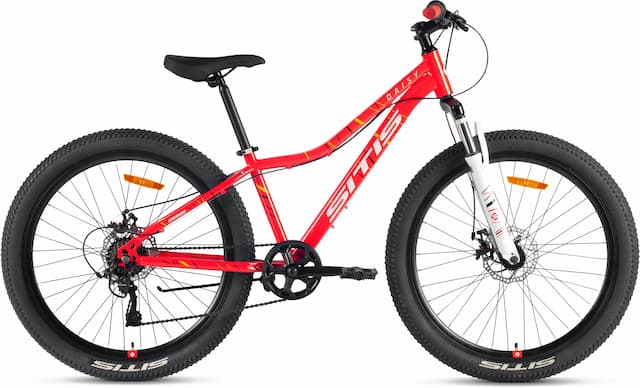 Велосипед SITIS DAISY 26" 7sp (2024) Red-White-Yellow