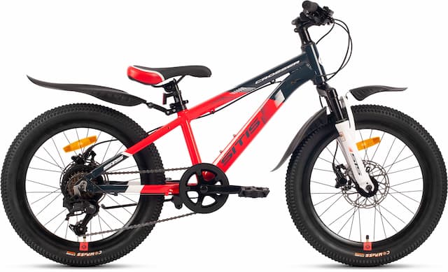 Велосипед SITIS CROSSER 7SP HD 20" (2024) Grey-Red-White