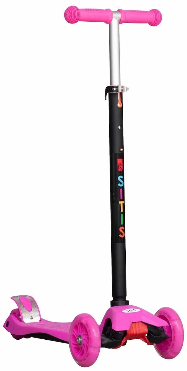 Самокат трехколесный SITIS STS610/19 (2020) розовый