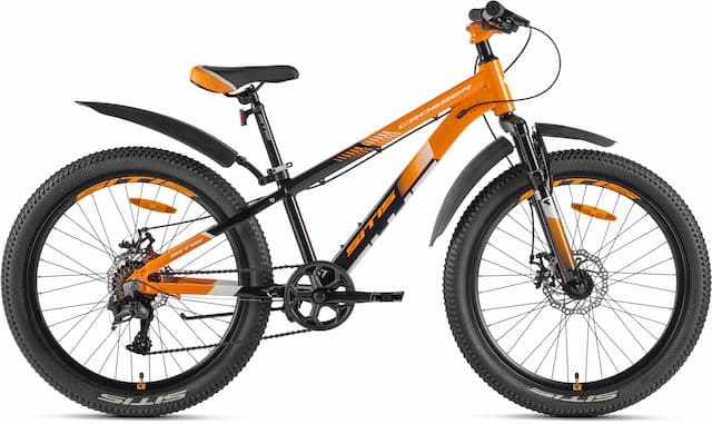 Велосипед SITIS CROSSER 7SP 24" (2025) Orange-Black