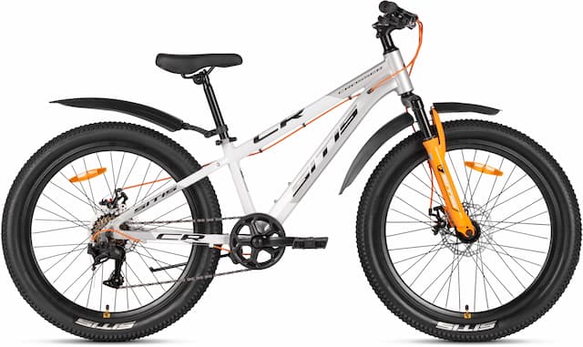 Велосипед SITIS CROSSER 7SP 24" (2026) Grey-White-Black
