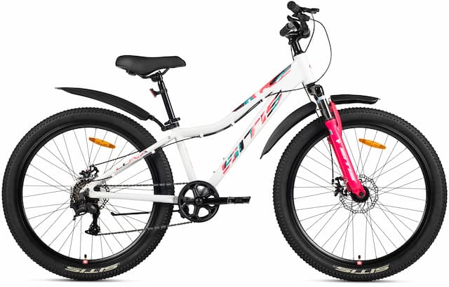 Велосипед SITIS LUNA 7SP 26" (2026) White-Pink-Black