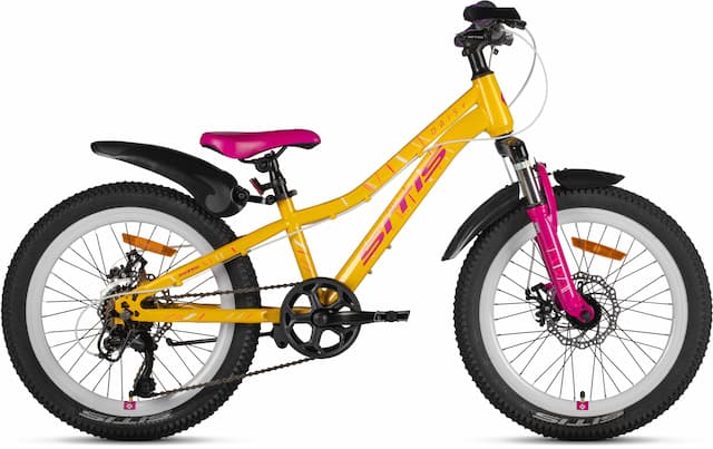 Велосипед SITIS DAISY 7SP 20" Yellow/Purple
