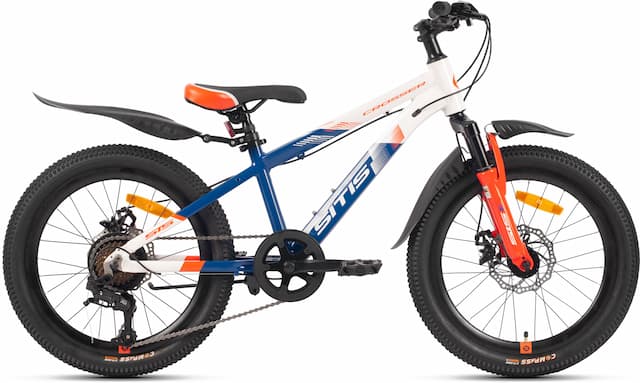 Велосипед SITIS CROSSER 20" (2023) White-Blue-Orange