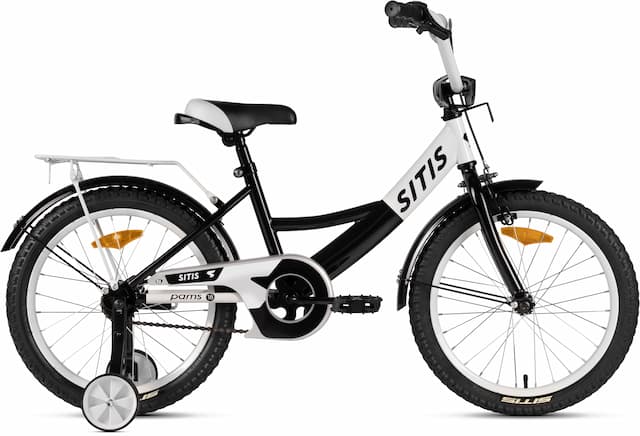 Велосипед SITIS PAMS 18" (2026) Black-White-Blue