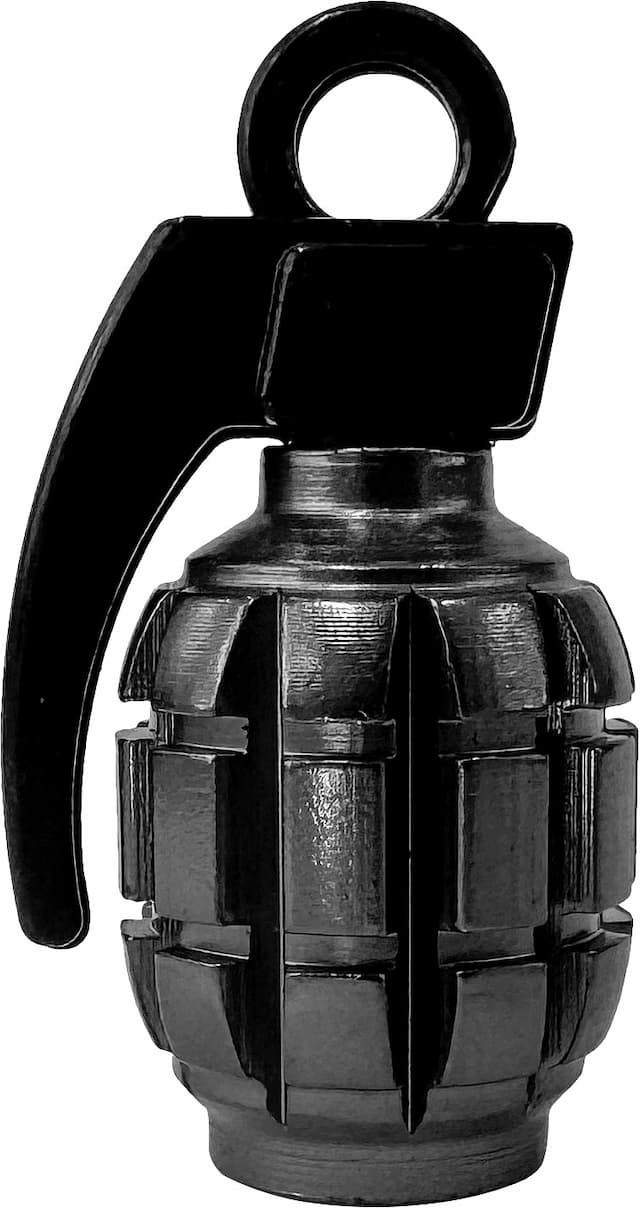 Колпачок STS JT-023 "Grenade" AV серый
