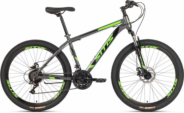 Велосипед SITIS FLASH 26" 7sp (2023) Black-Green