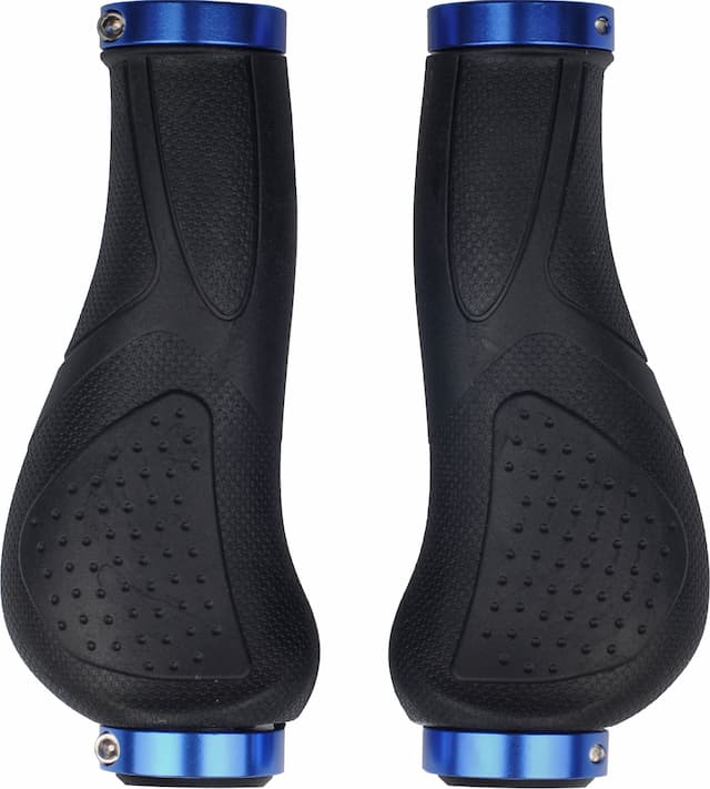 Грипсы STS STS-GR6414 lock-on 135мм анатомические Black- Blue