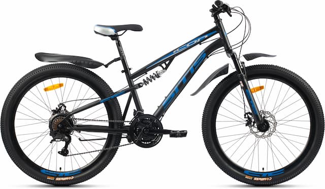 Велосипед SITIS ICON 26" (2024) Black-Blue