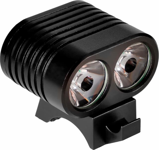 Фара передняя STS двойной BC-FL1472 1600 лм, аккумулятор 4 шт+силиконовые держатели 2 шт черный