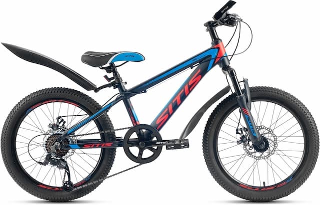 Велосипед SITIS RADE RD200 20" (2022) черно-красный