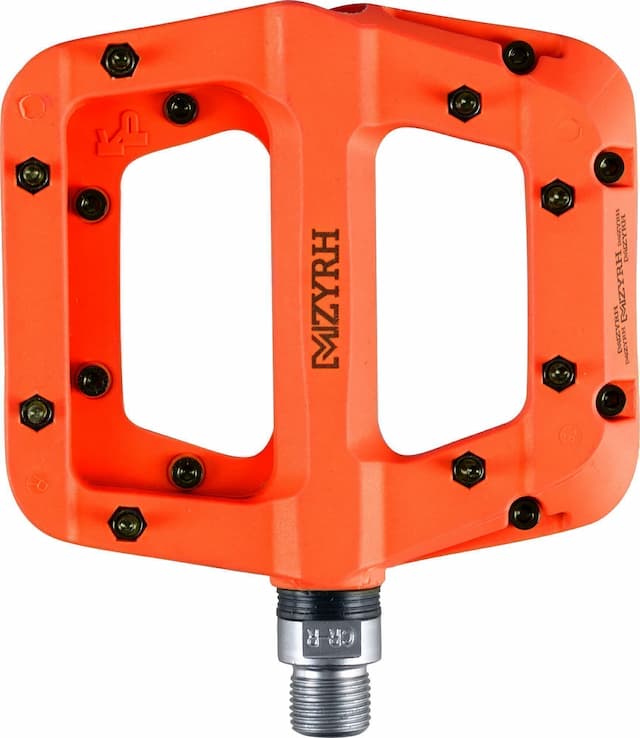 Педали STS KP-922 Aluminum CNC CR-MO Axle оранжевый