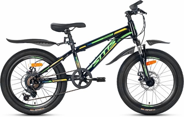 Велосипед SITIS HOTROCK 20" (2023) черно-зеленый