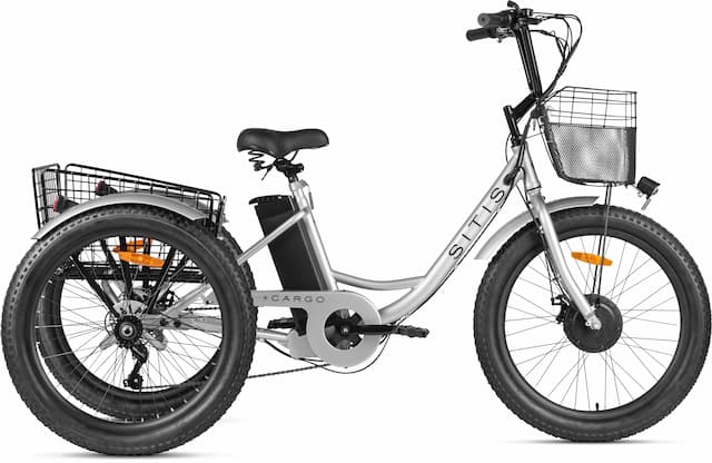 Электровелосипед SITIS CARGO EL SCRG24EL 24" (2025) Silver