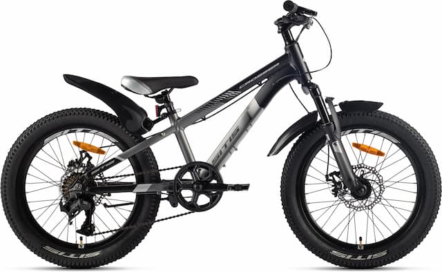 Велосипед SITIS CROSSER 7SP 20" (2024) Black-Grey