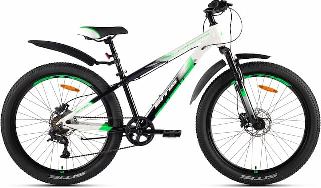 Велосипед SITIS CROSSER 7SP HD 26" (2024) Black-White-Green