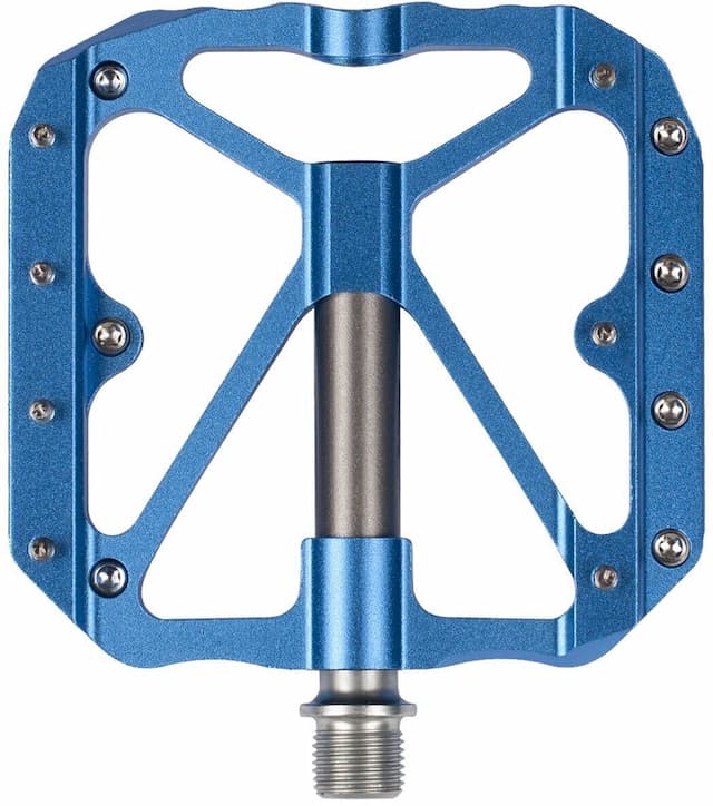 Педали STS KP-X17 Aluminum CNC CR-MO Axle синий