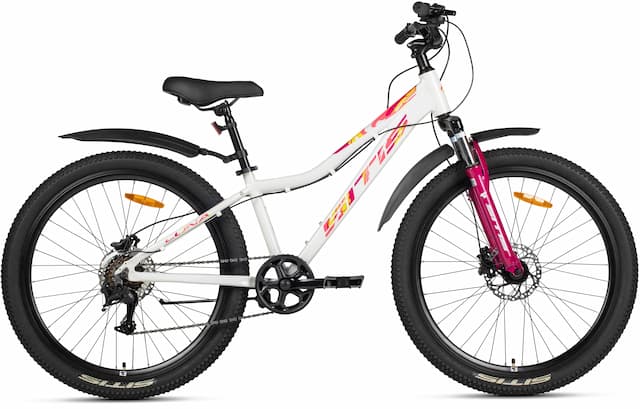 Велосипед SITIS LUNA 7SP HD 26" (2026) White-Сrimson-Orange