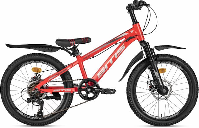 Велосипед SITIS AMD 7SP 20" (2025) Red-White