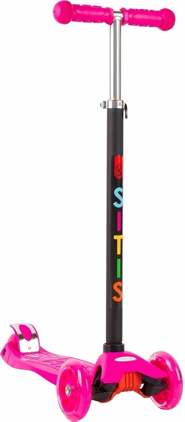 Самокат трехколесный SITIS S910 розовый