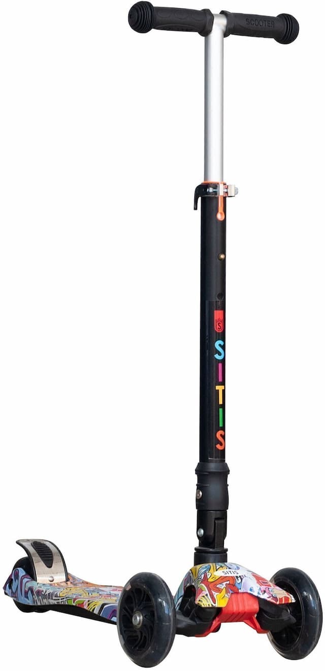 Самокат трехколесный SITIS STS625W/19 (2020) граффити