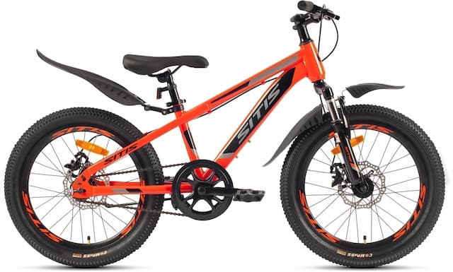 Велосипед SITIS FLASH 20" (2023) Orange-Black-Grey
