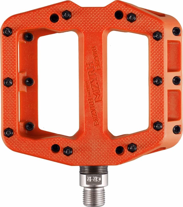 Педали STS KP-926 Aluminum CNC CR-MO Axle оранжевый